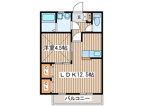 シュラーフ・エスの物件間取画像